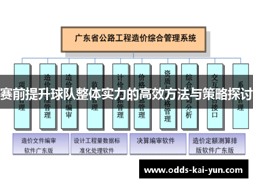 赛前提升球队整体实力的高效方法与策略探讨