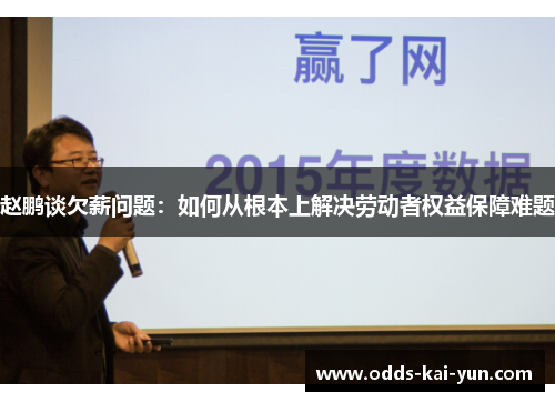 赵鹏谈欠薪问题：如何从根本上解决劳动者权益保障难题