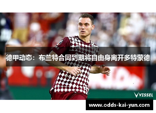 德甲动态：布兰特合同到期将自由身离开多特蒙德